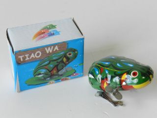 Obrázek z Žaba natahovací kovová RETRO 6x5cm 60ks/bal 